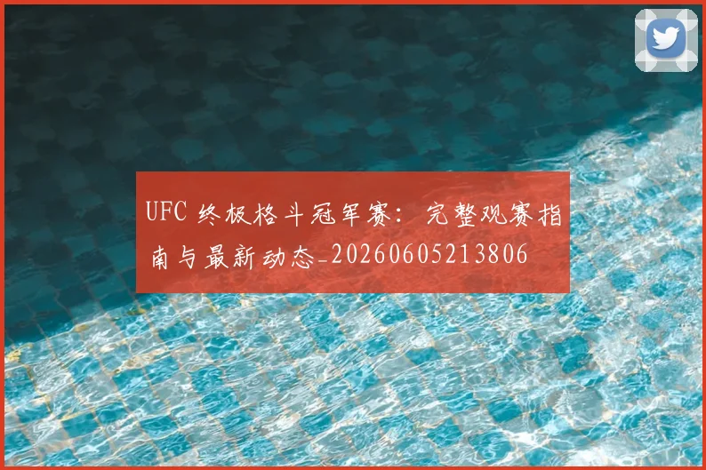 UFC 终极格斗冠军赛：完整观赛指南与最新动态_20260605213806